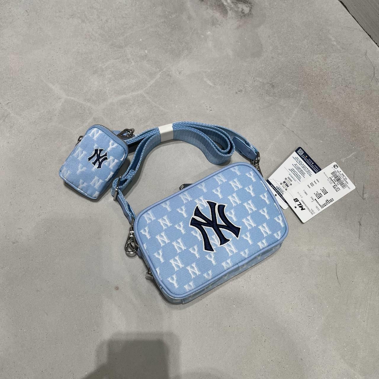 Túi MLB Monogram Jacquard Mini Crossbody Bag New York Yankees  3ACRS022N-50BLL