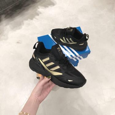 Minhshop Vn Gi Y Adidas Zx K Boost Core Black Gold Metallic Gz